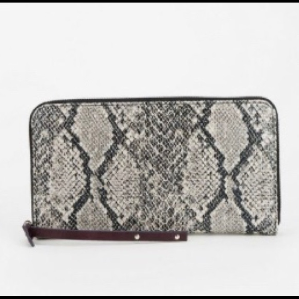 Snakeskin Clutch